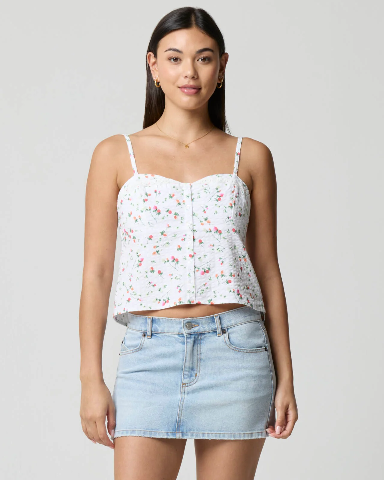 Gingham Bustier Cami - Image 18