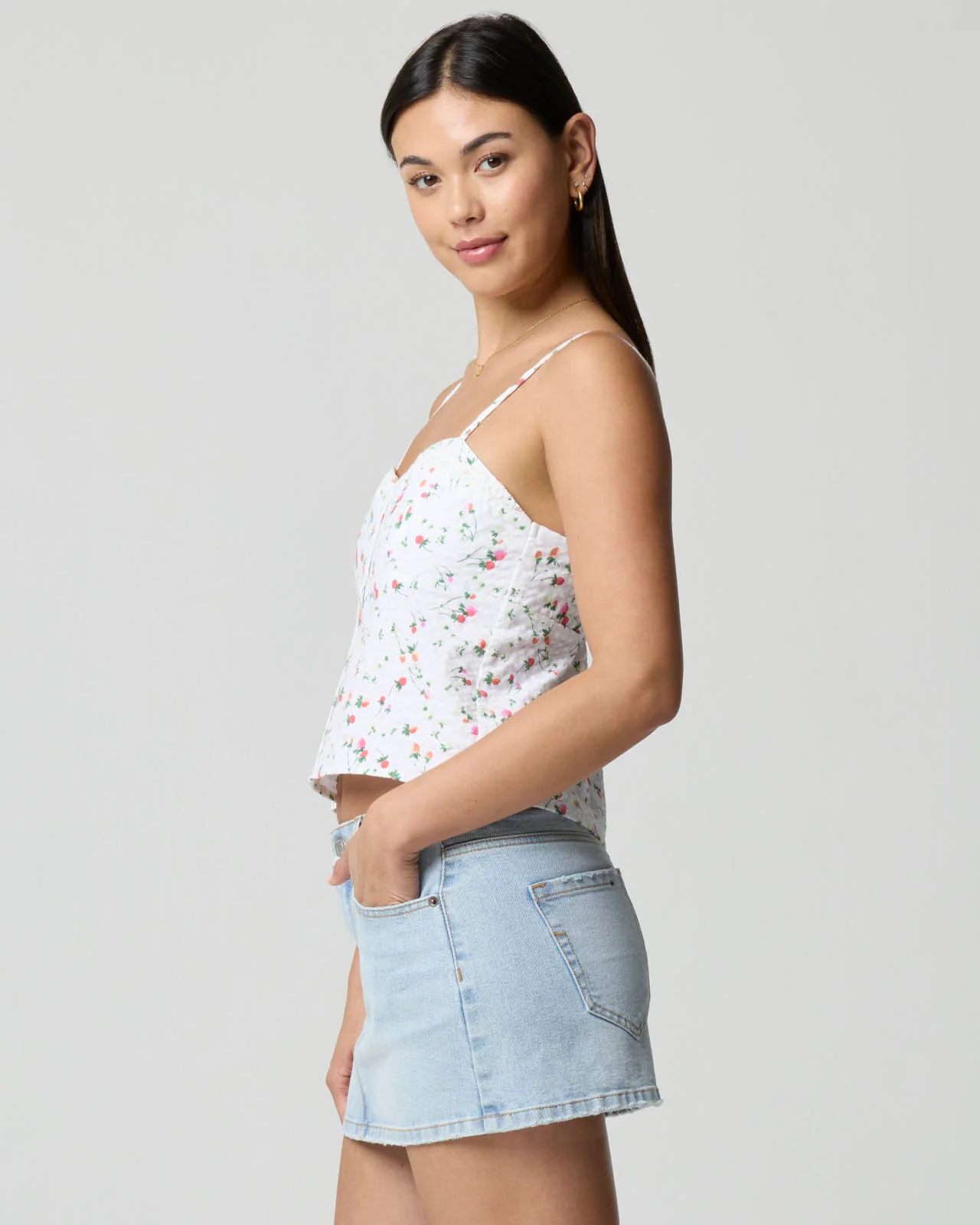 Gingham Bustier Cami - Image 20