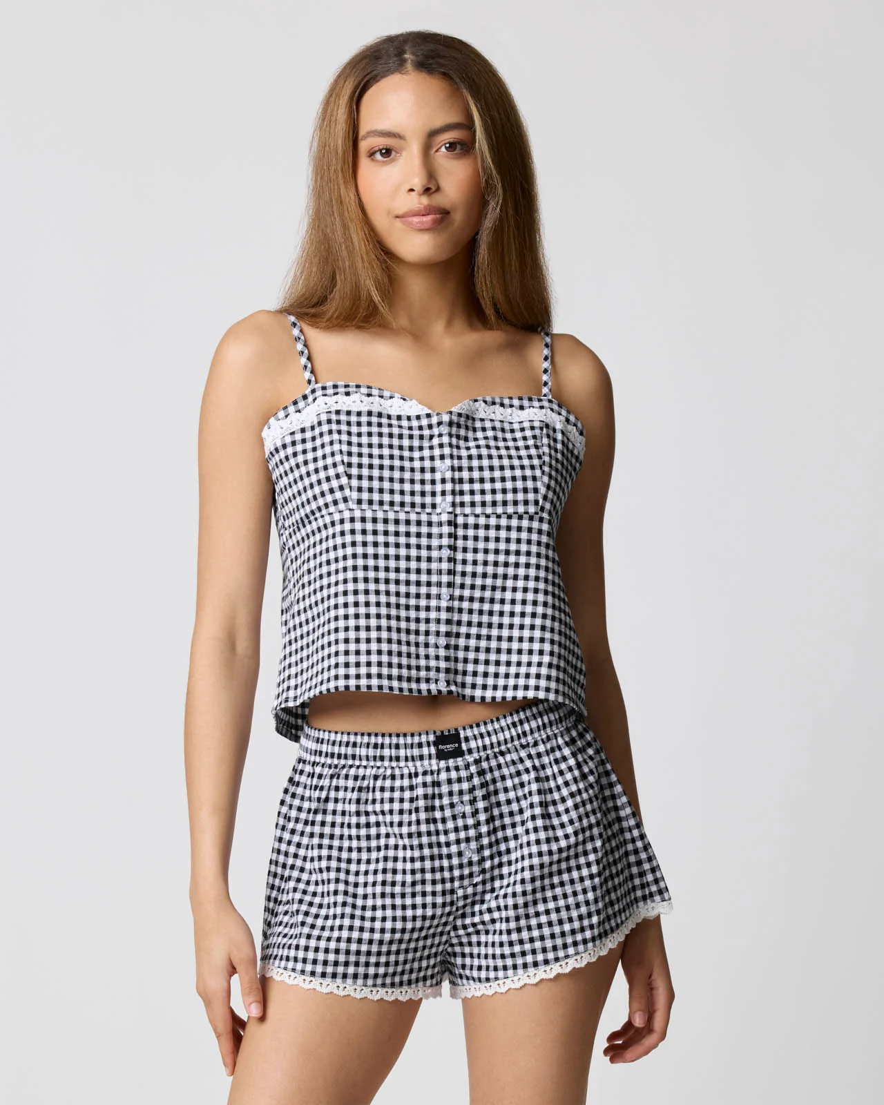 Gingham Bustier Cami - Image 5
