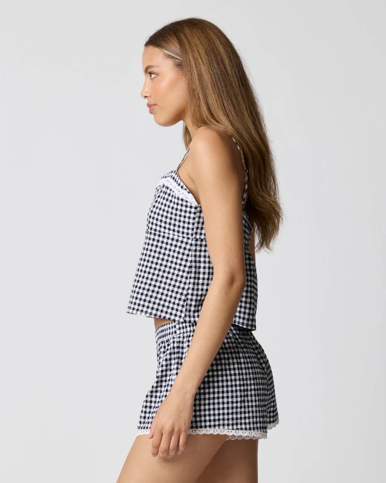 Gingham Bustier Cami - Image 6