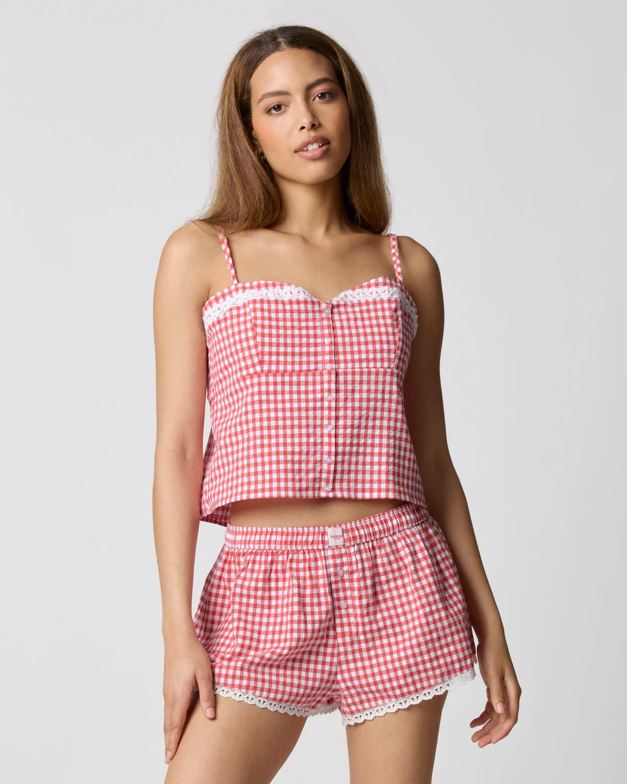 Gingham Bustier Cami - Image 9