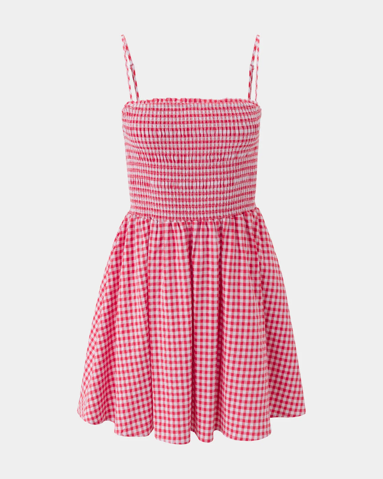 Gingham Fit & Flare Dress - Image 10