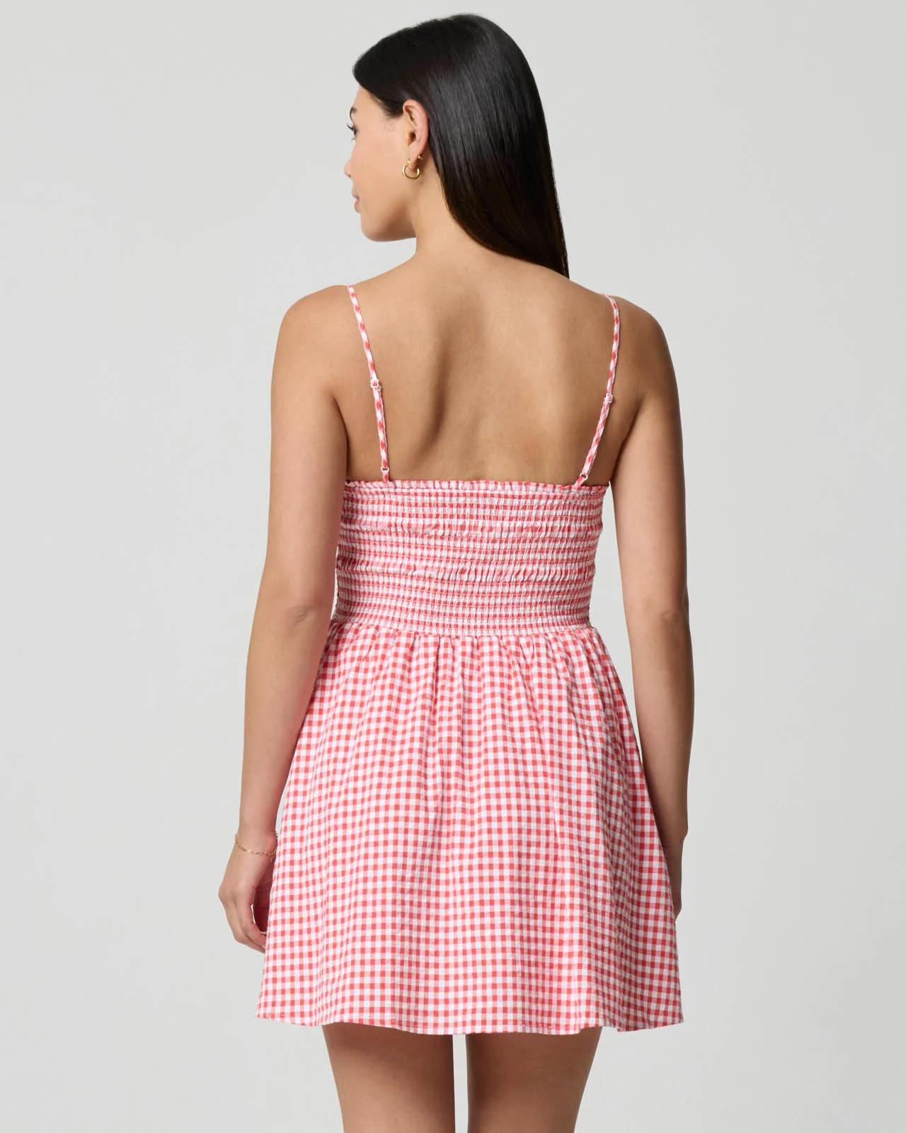 Gingham Fit & Flare Dress - Image 13