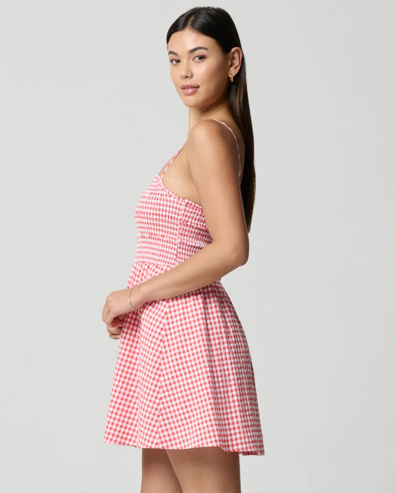 Gingham Fit & Flare Dress - Image 14