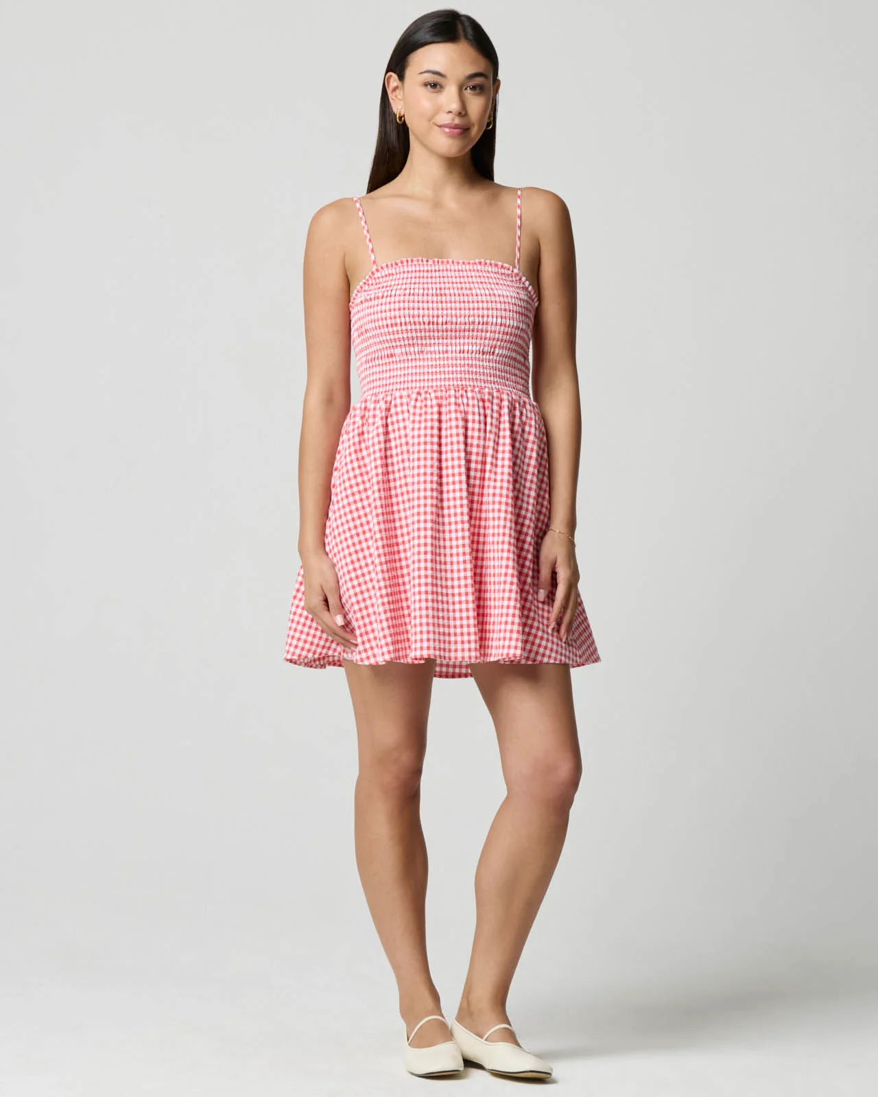 Gingham Fit & Flare Dress - Image 17