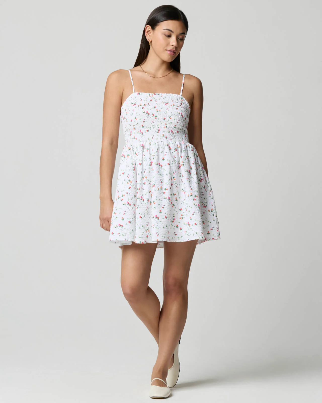 Gingham Fit & Flare Dress - Image 27
