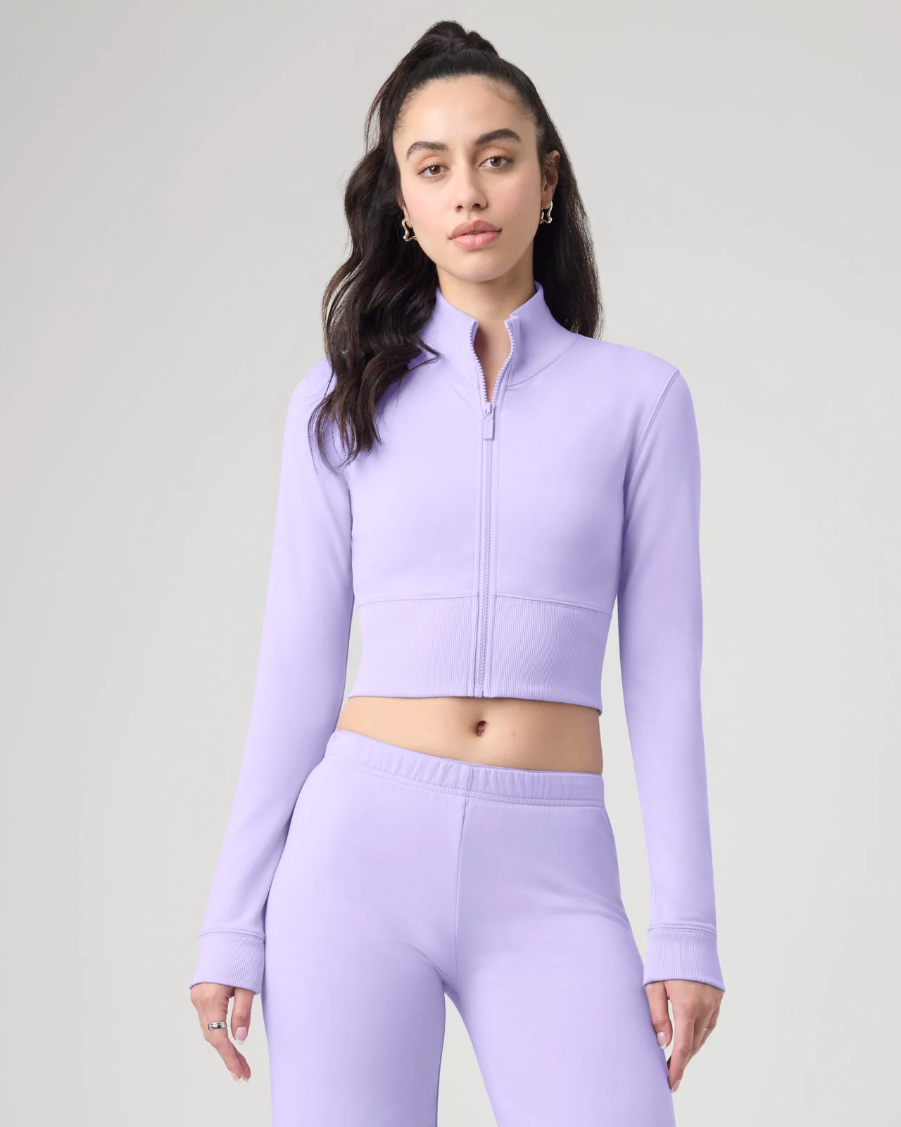 Sporty Terry Track Jacket - Image 11