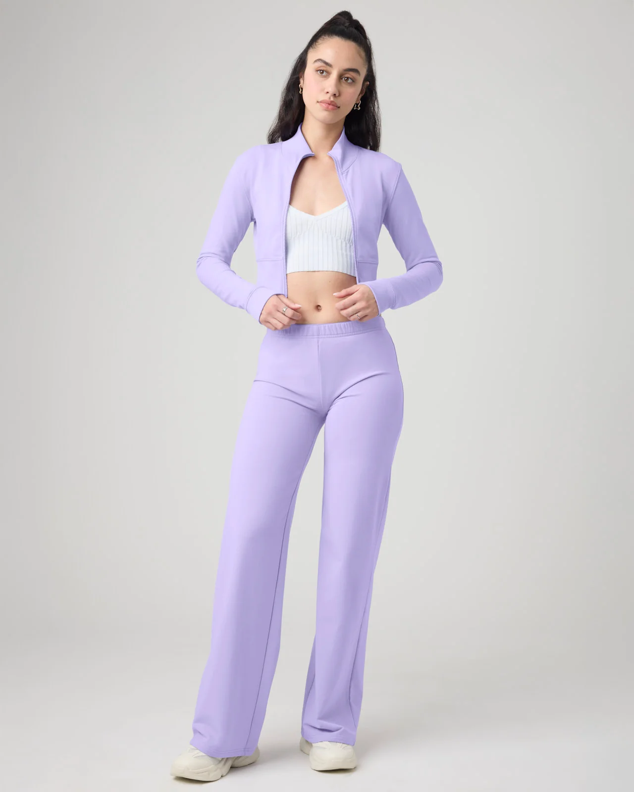 Sporty Terry Track Jacket - Image 13
