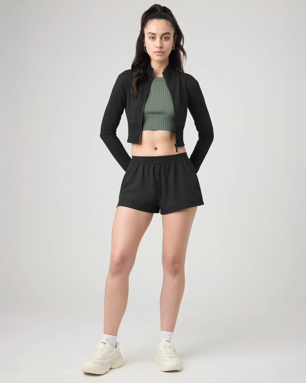 Sporty Terry Track Jacket - Image 4