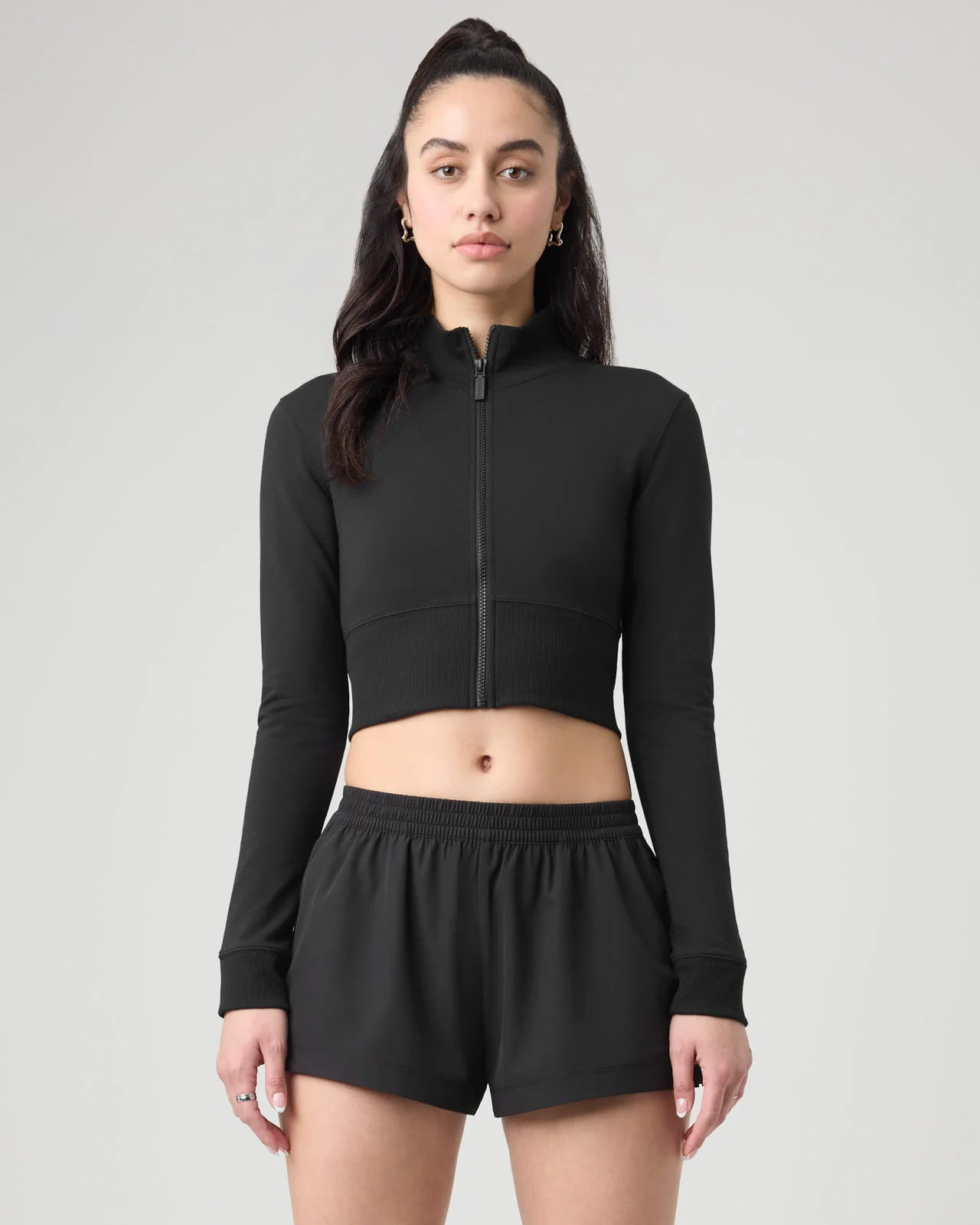 Sporty Terry Track Jacket - Image 5