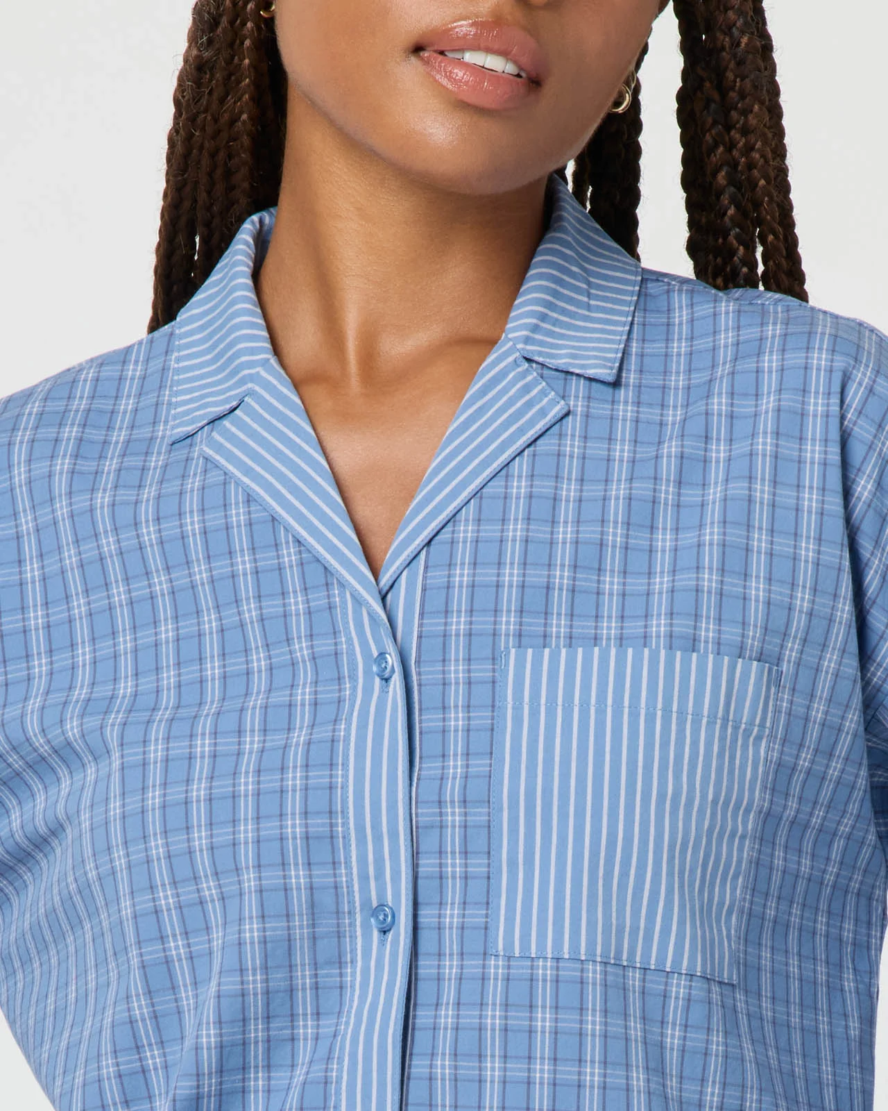 Plaid Crop Shirt - Image 12