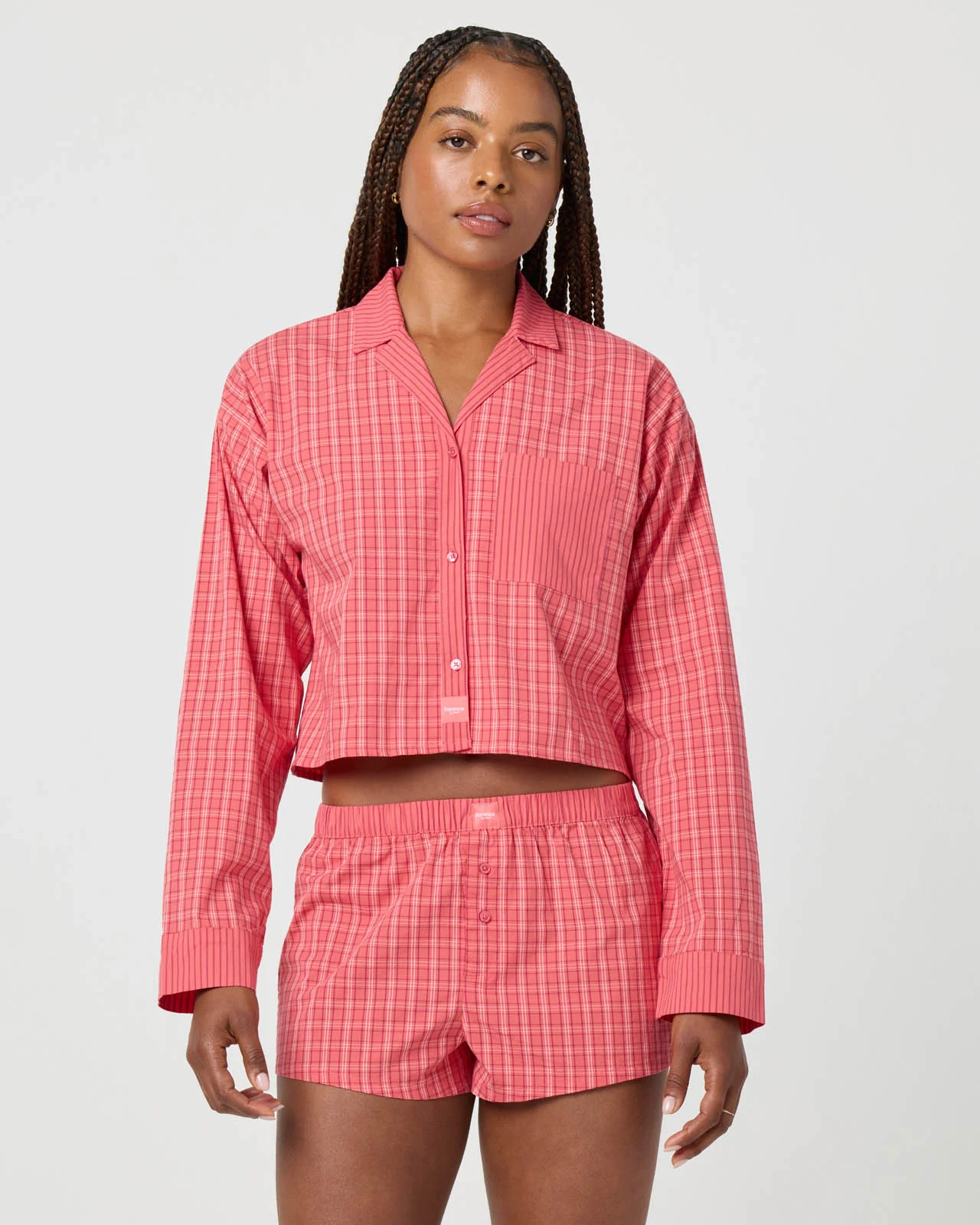 Plaid Crop Shirt - Image 5