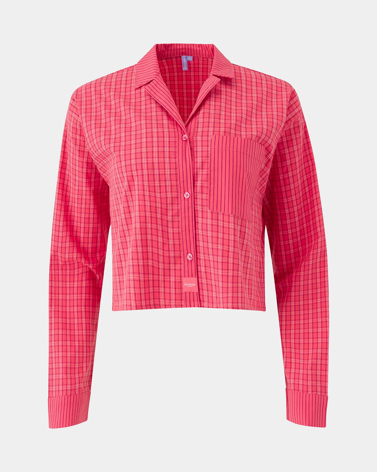 Plaid Crop Shirt - Image 6