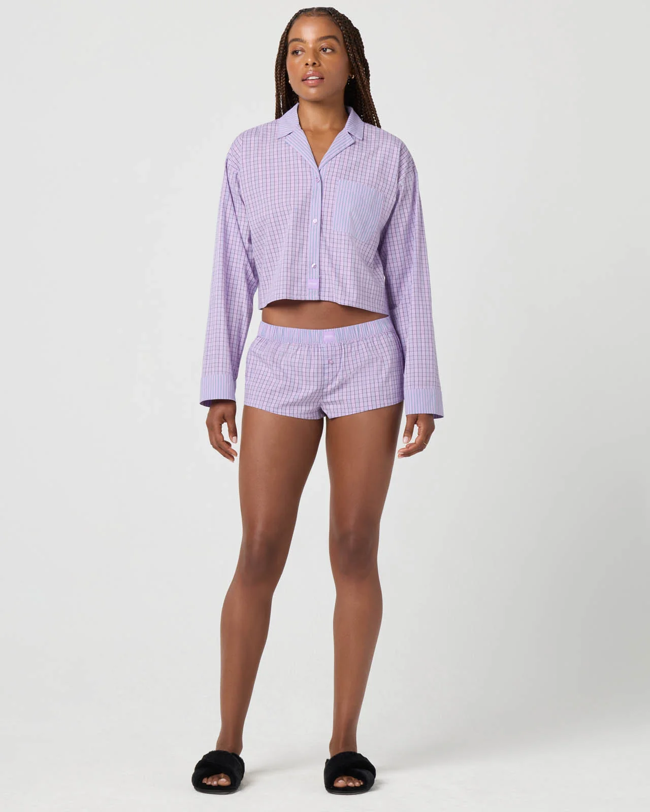 Plaid Micro Shortie - Image 7