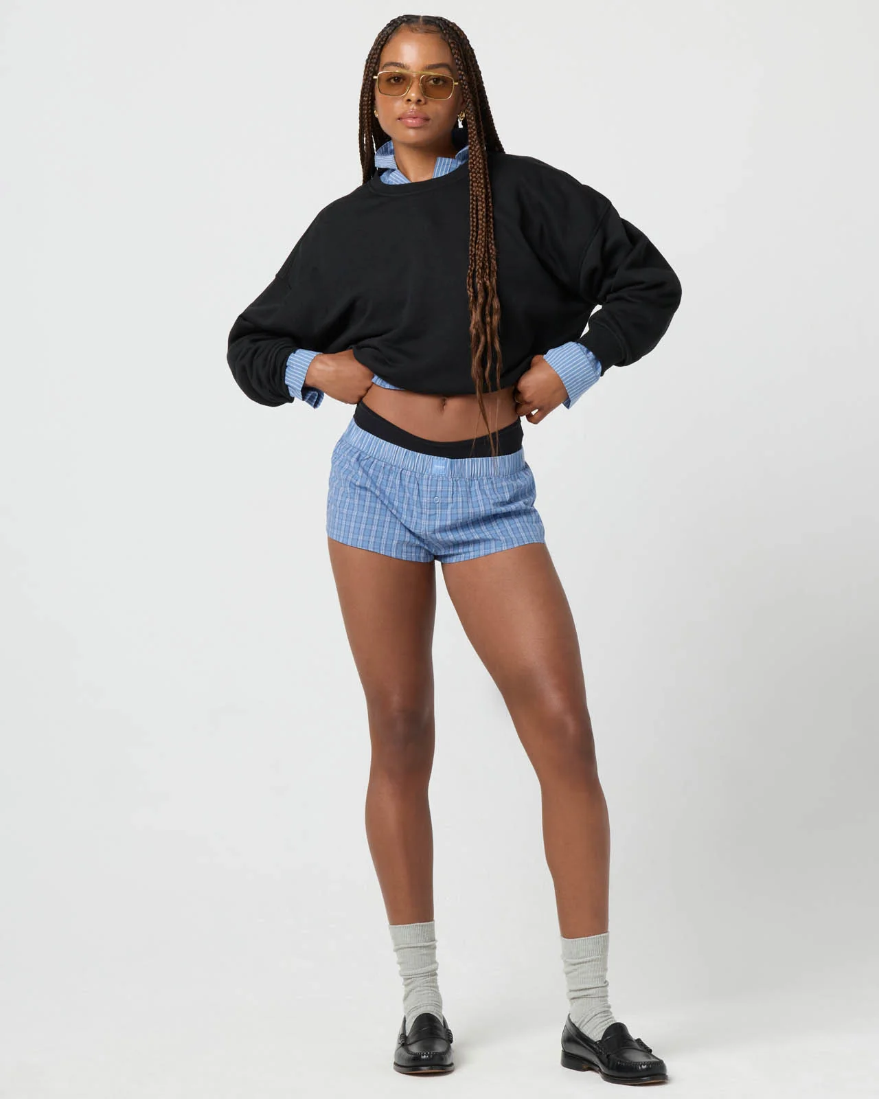 Plaid Micro Shortie - Image 8