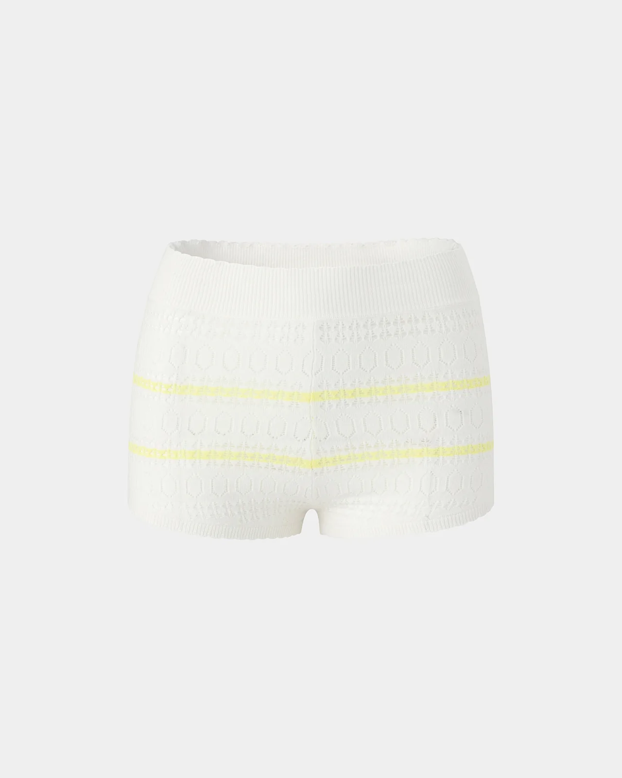 Pointelle Knit Stripe Short - Image 13