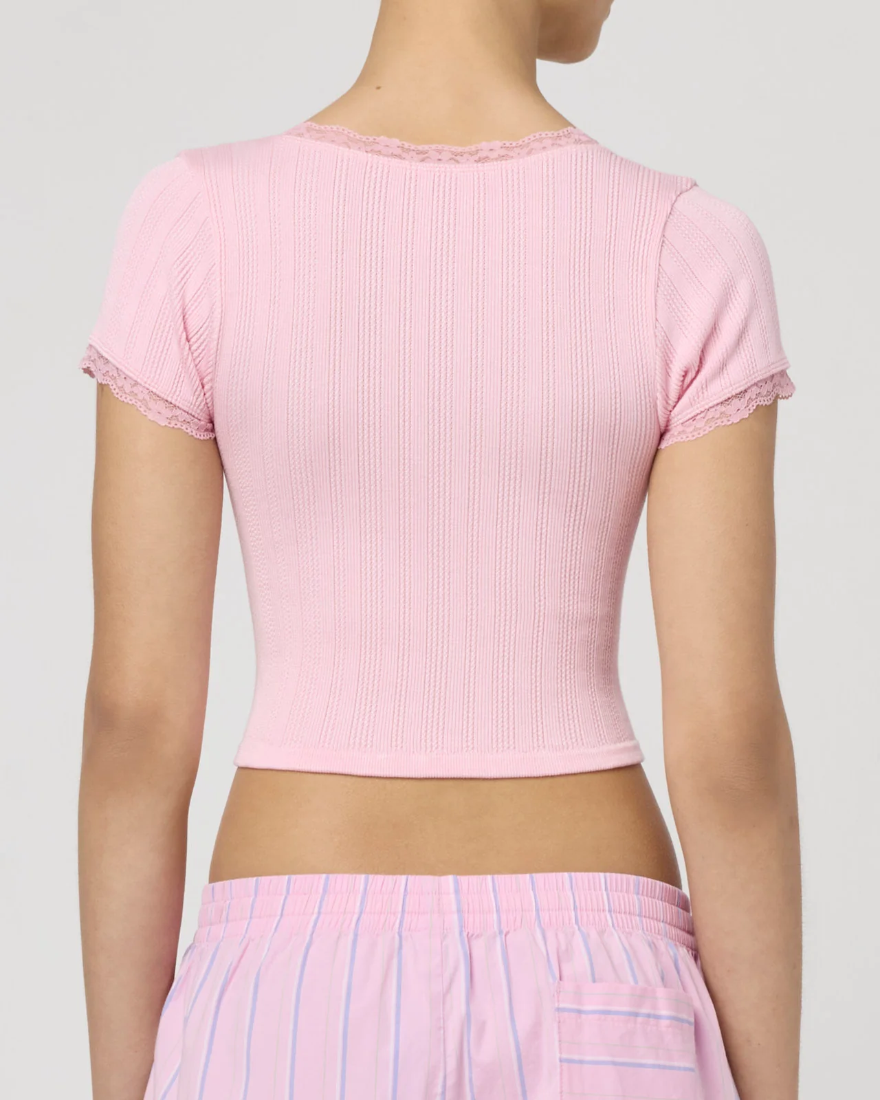 Pointelle Short Sleeve - Image 12