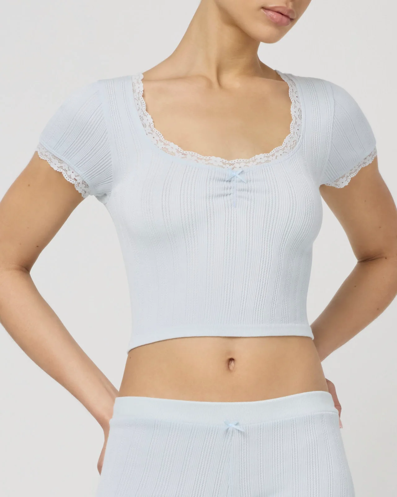Pointelle Short Sleeve - Image 15