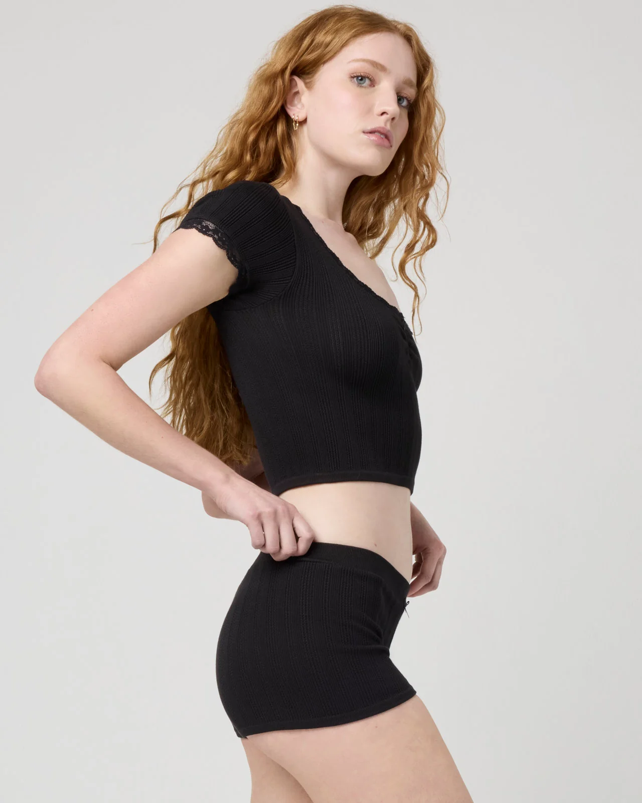 Pointelle Short Sleeve - Image 4