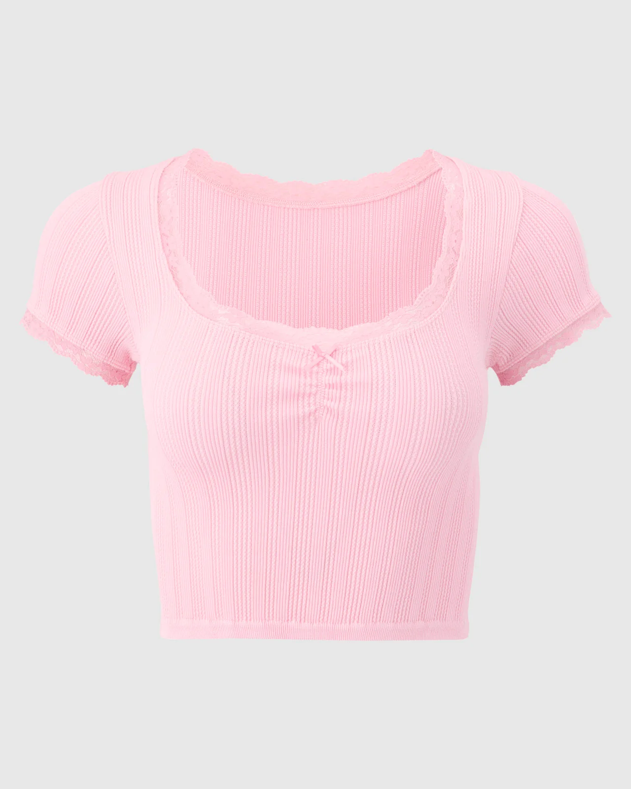 Pointelle Short Sleeve - Image 7