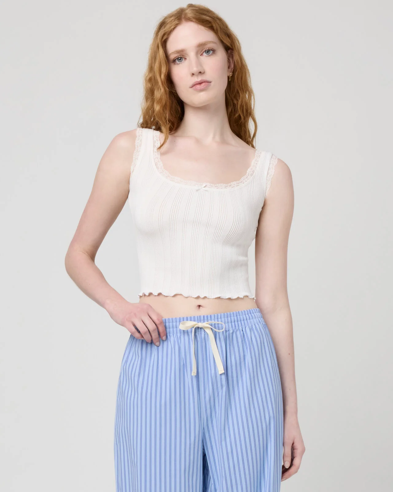 Pointelle Tank - Image 33