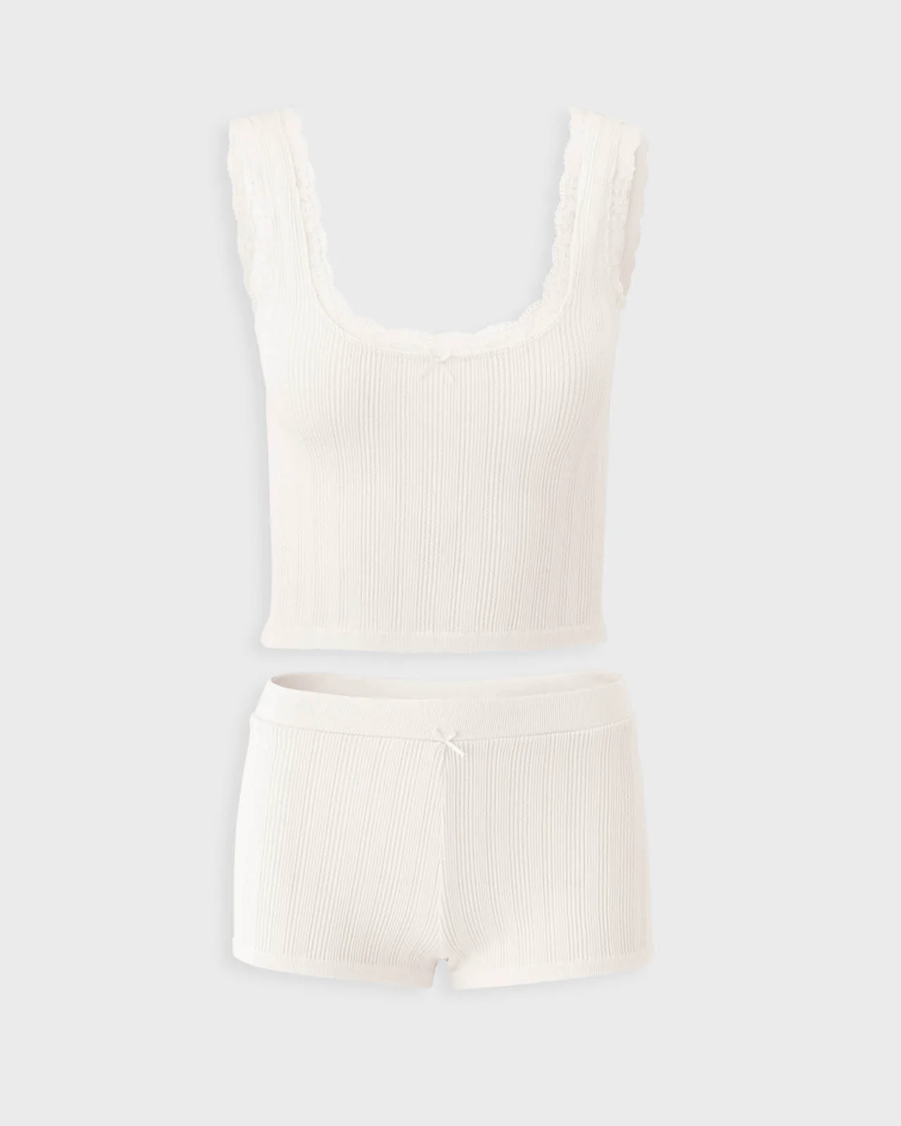 Pointelle Tank & Shortie Set - Image 16