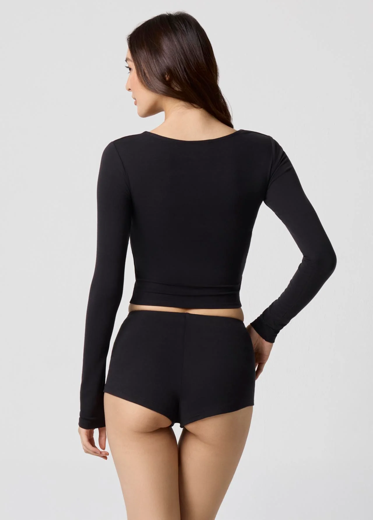 Power Mesh Plunge Long Sleeve - Image 22