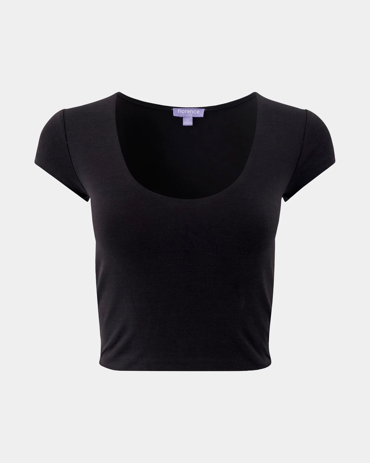 Power Mesh Plunge Tee - Image 2