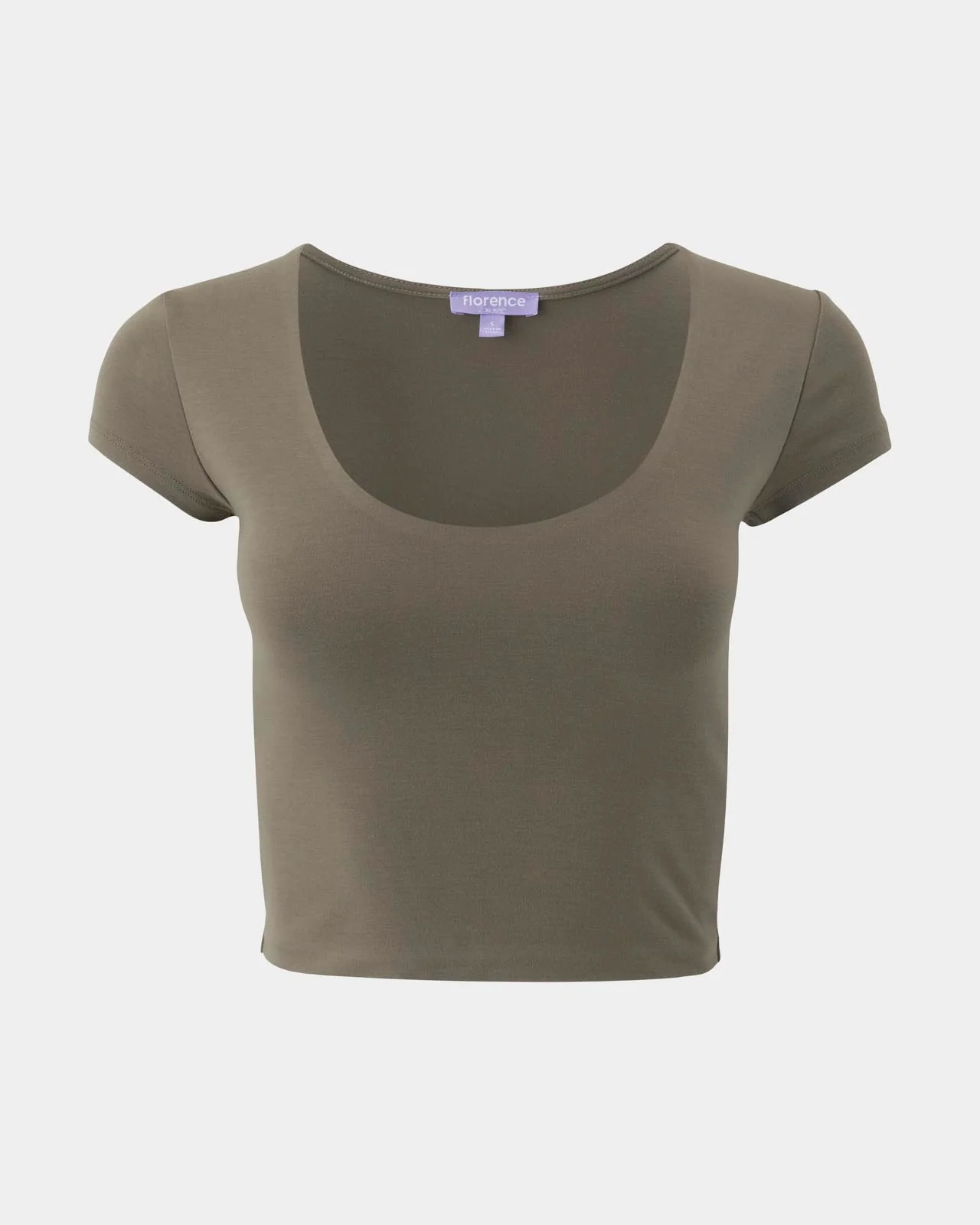 Power Mesh Plunge Tee - Image 7