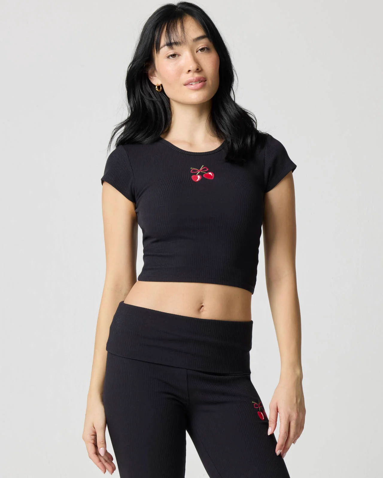 Rib Cherry Short Sleeve - Image 11