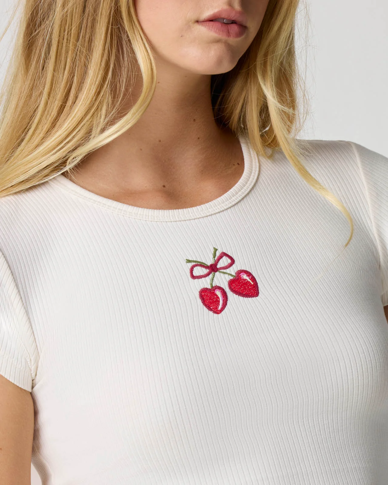 Rib Cherry Short Sleeve - Image 22