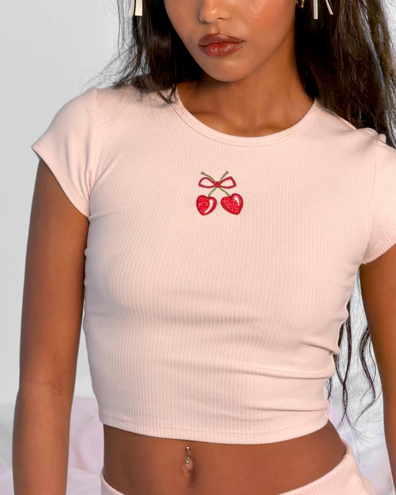 Rib Cherry Short Sleeve - Image 3