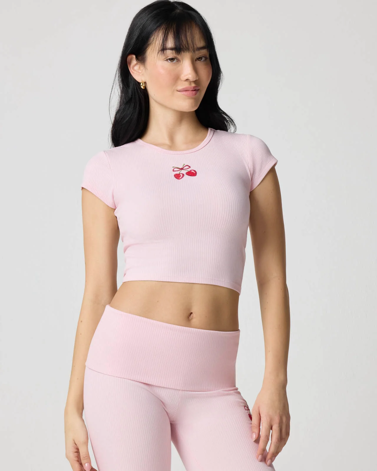 Rib Cherry Short Sleeve - Image 6