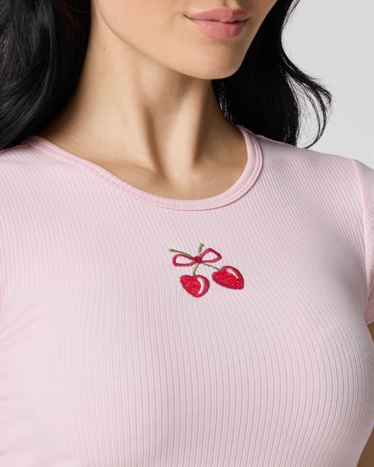 Rib Cherry Short Sleeve - Image 8