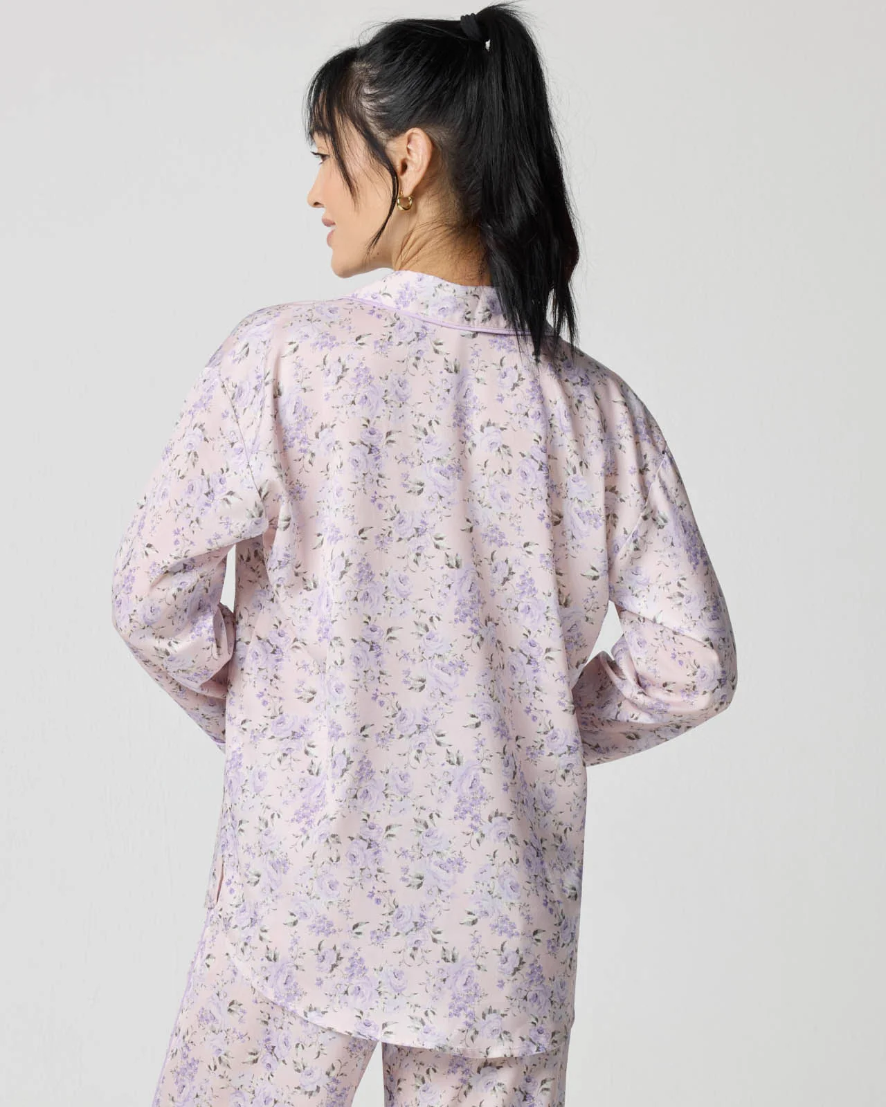Silky Satin Sleep Shirt - Image 12