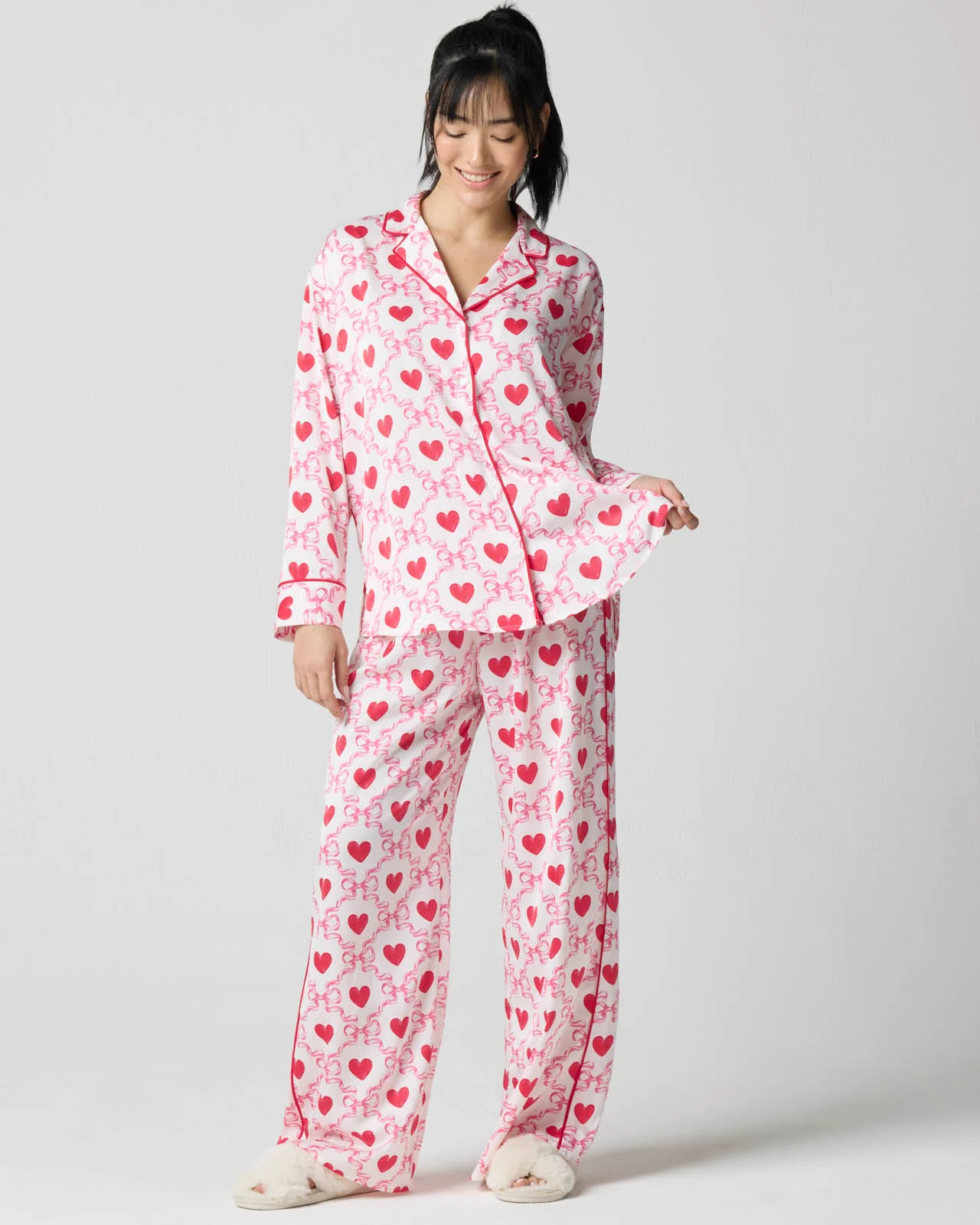 Silky Satin Sleep Shirt - Image 4