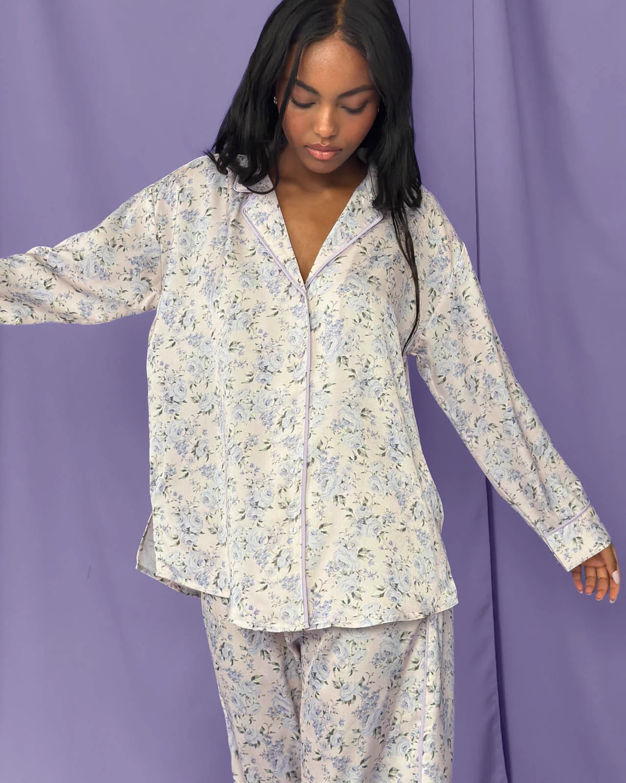 Silky Satin Sleep Shirt - Image 8