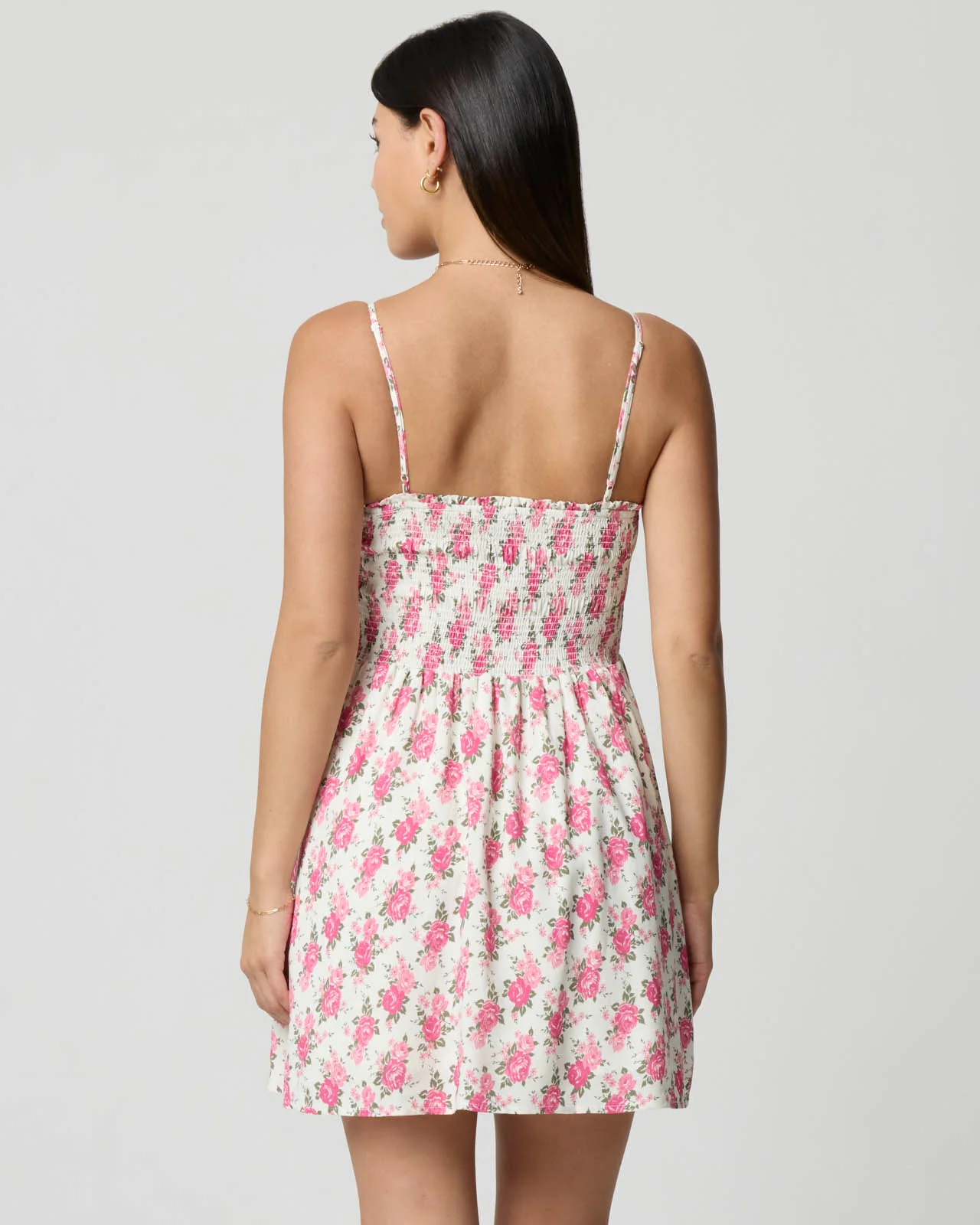 Smocked Mini Dress - Image 13