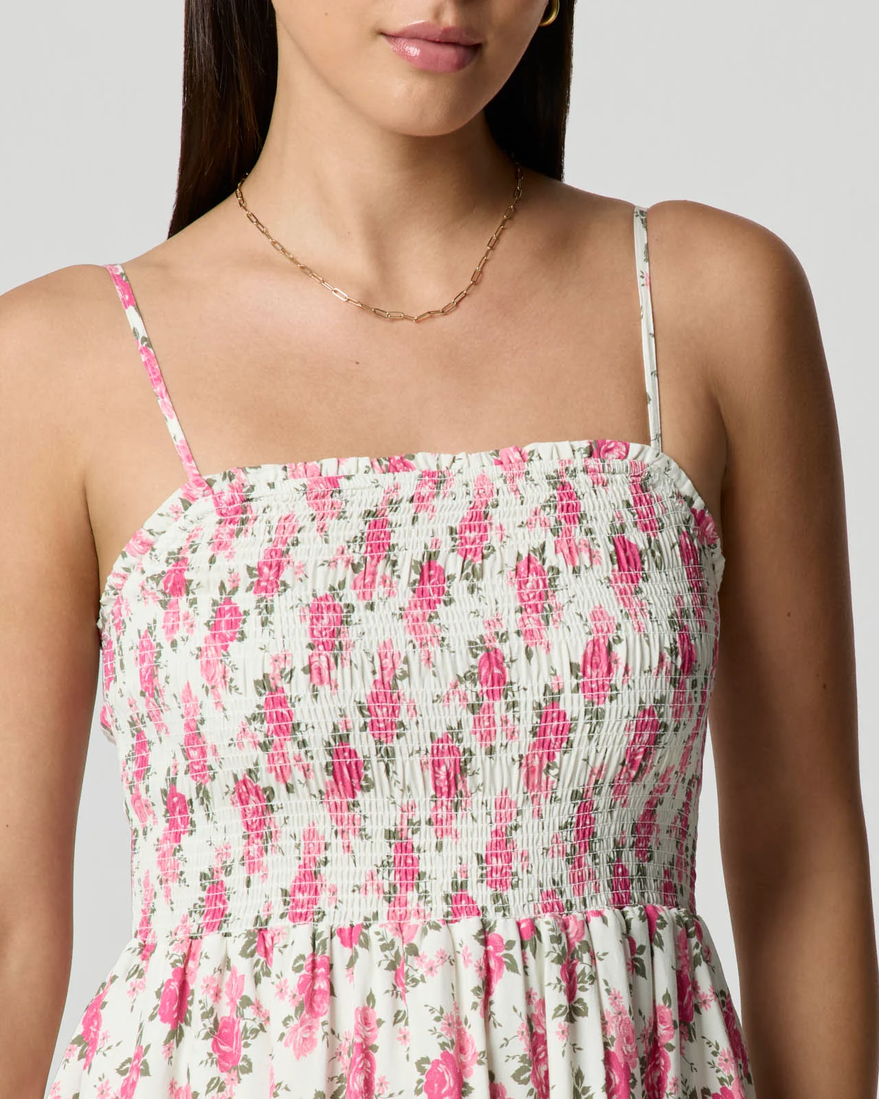 Smocked Mini Dress - Image 15
