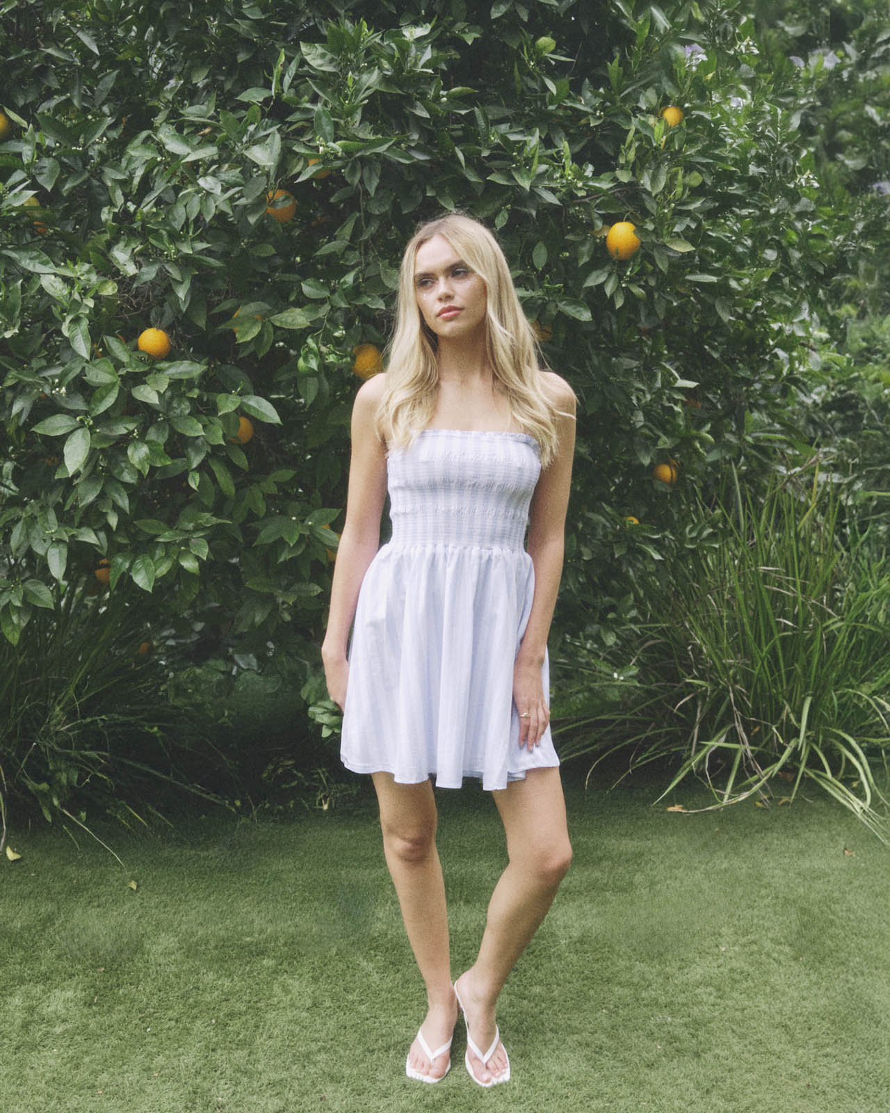 Smocked Mini Dress - Image 17