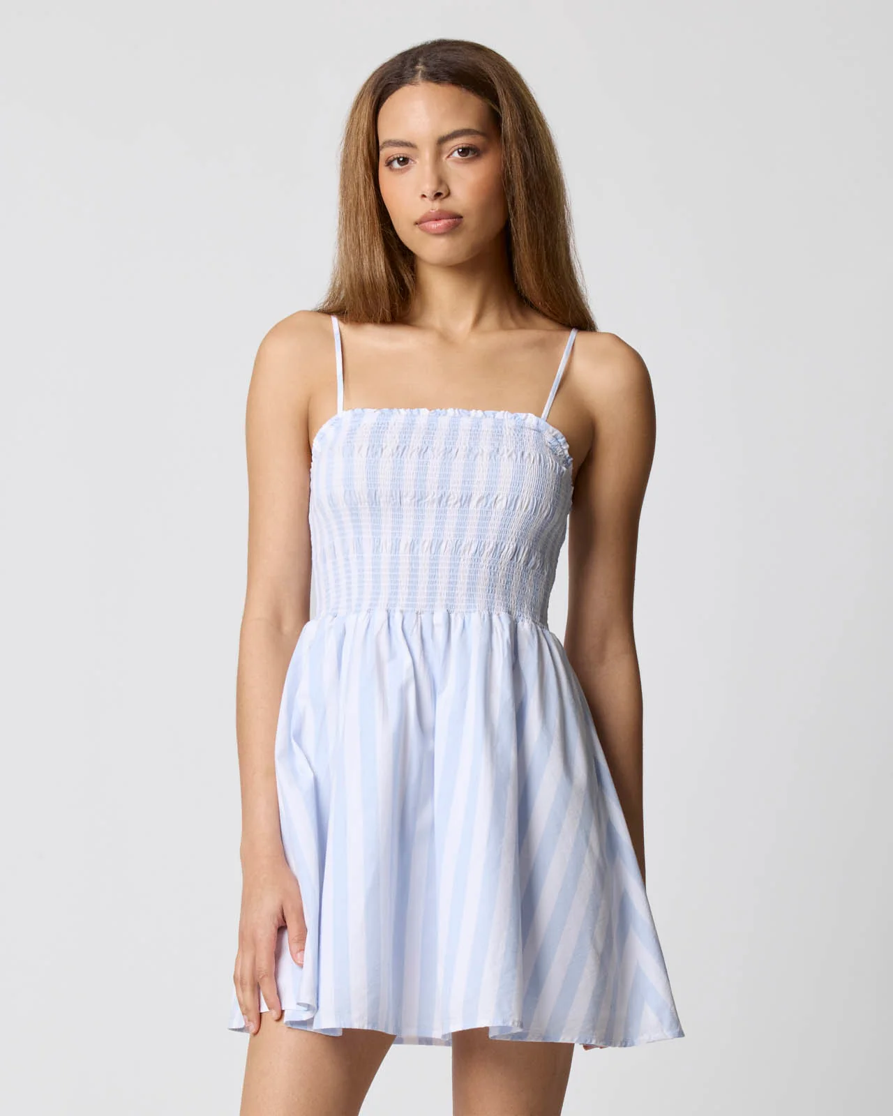 Smocked Mini Dress - Image 21
