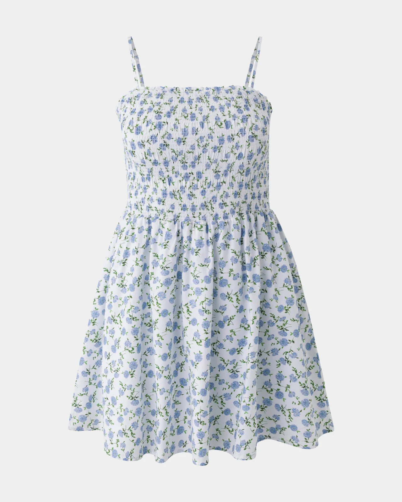 Smocked Mini Dress - Image 3