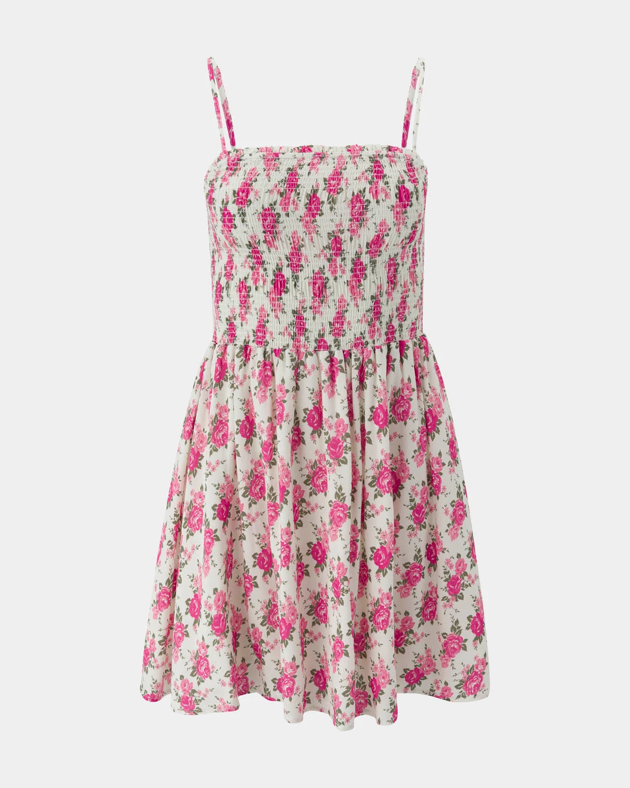 Smocked Mini Dress - Image 9
