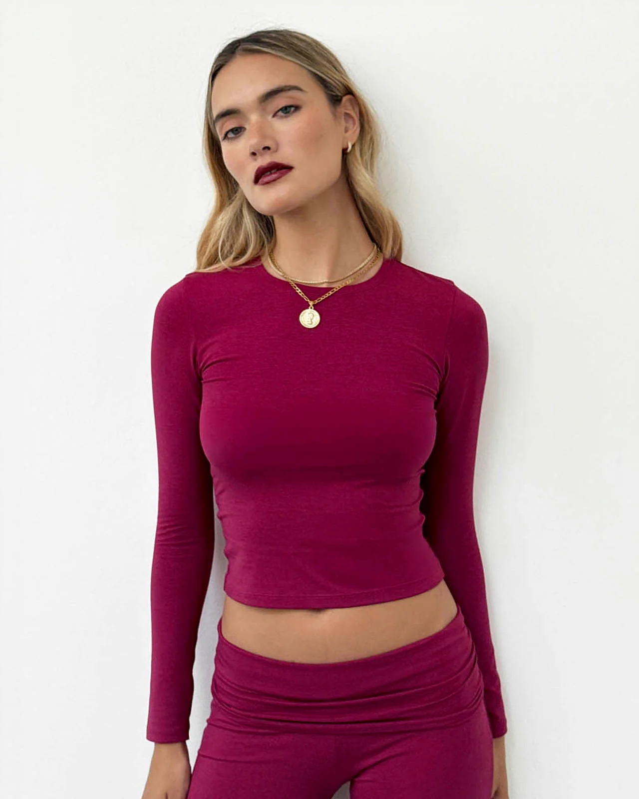 Softie Cotton Long Sleeve Top - Image 26