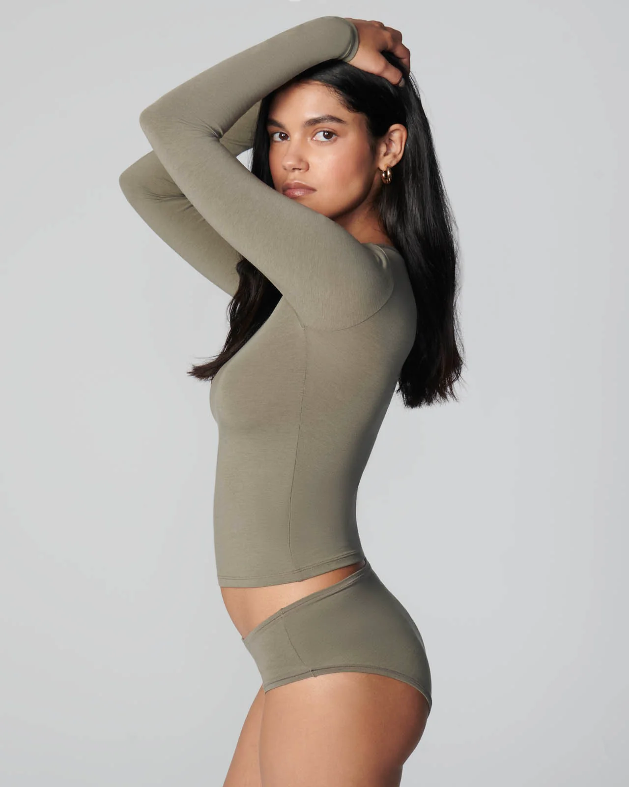 Softie Cotton Long Sleeve Top - Image 9
