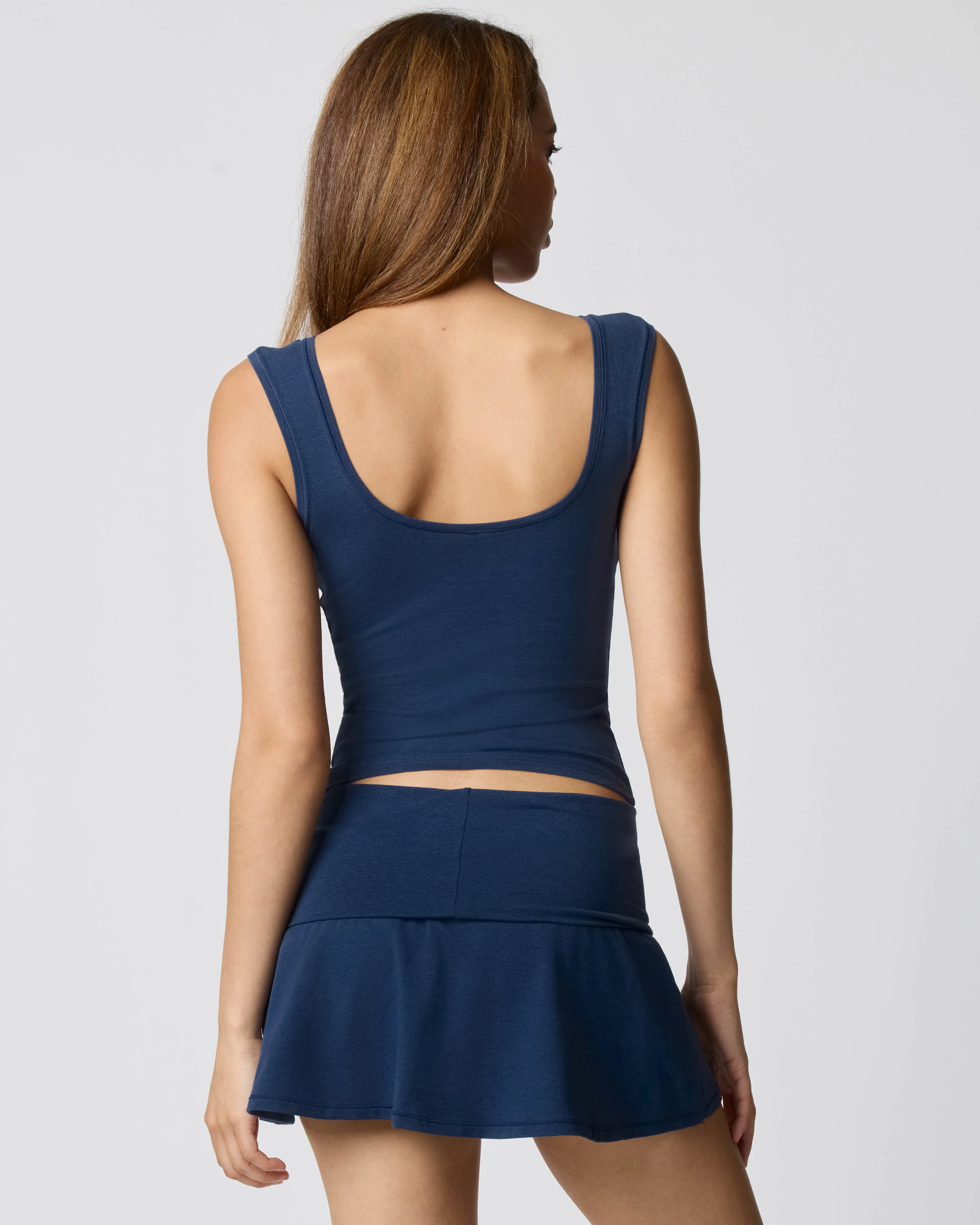 Softie Cotton Ruched Tank - Image 32