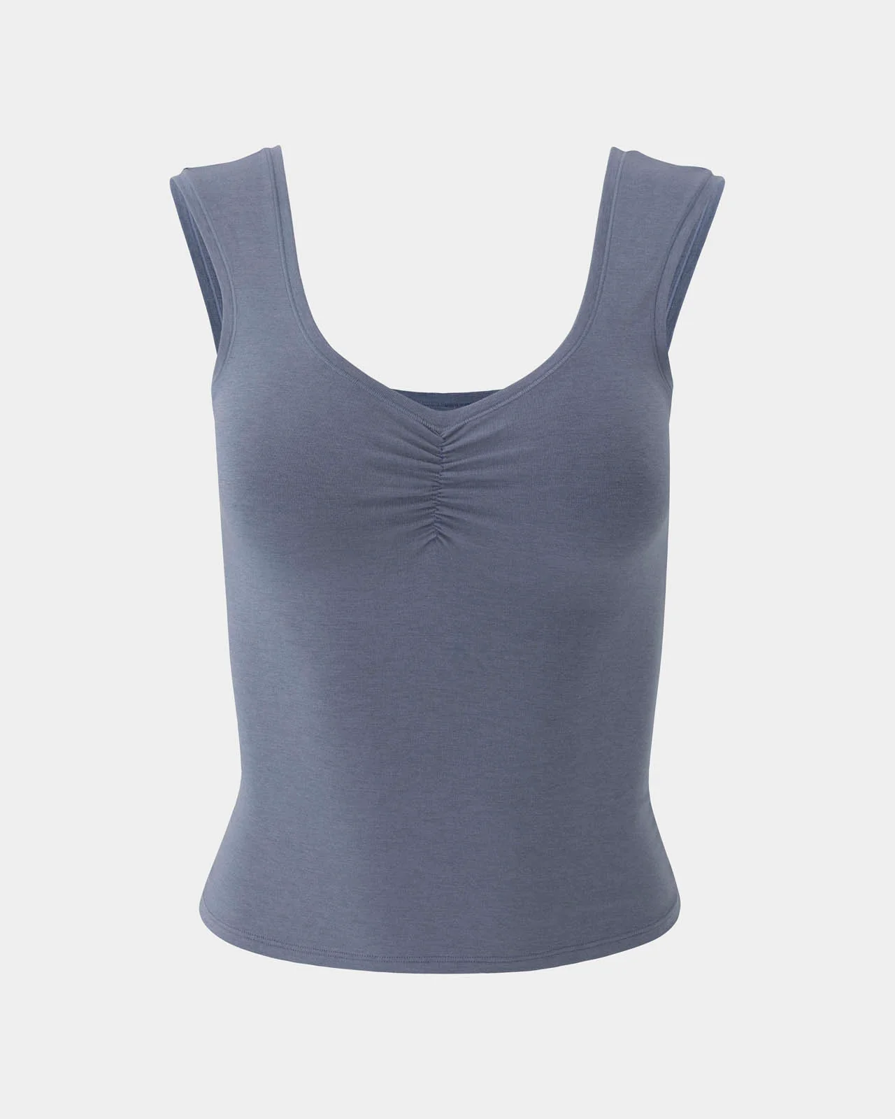 Softie Cotton Ruched Tank - Image 8