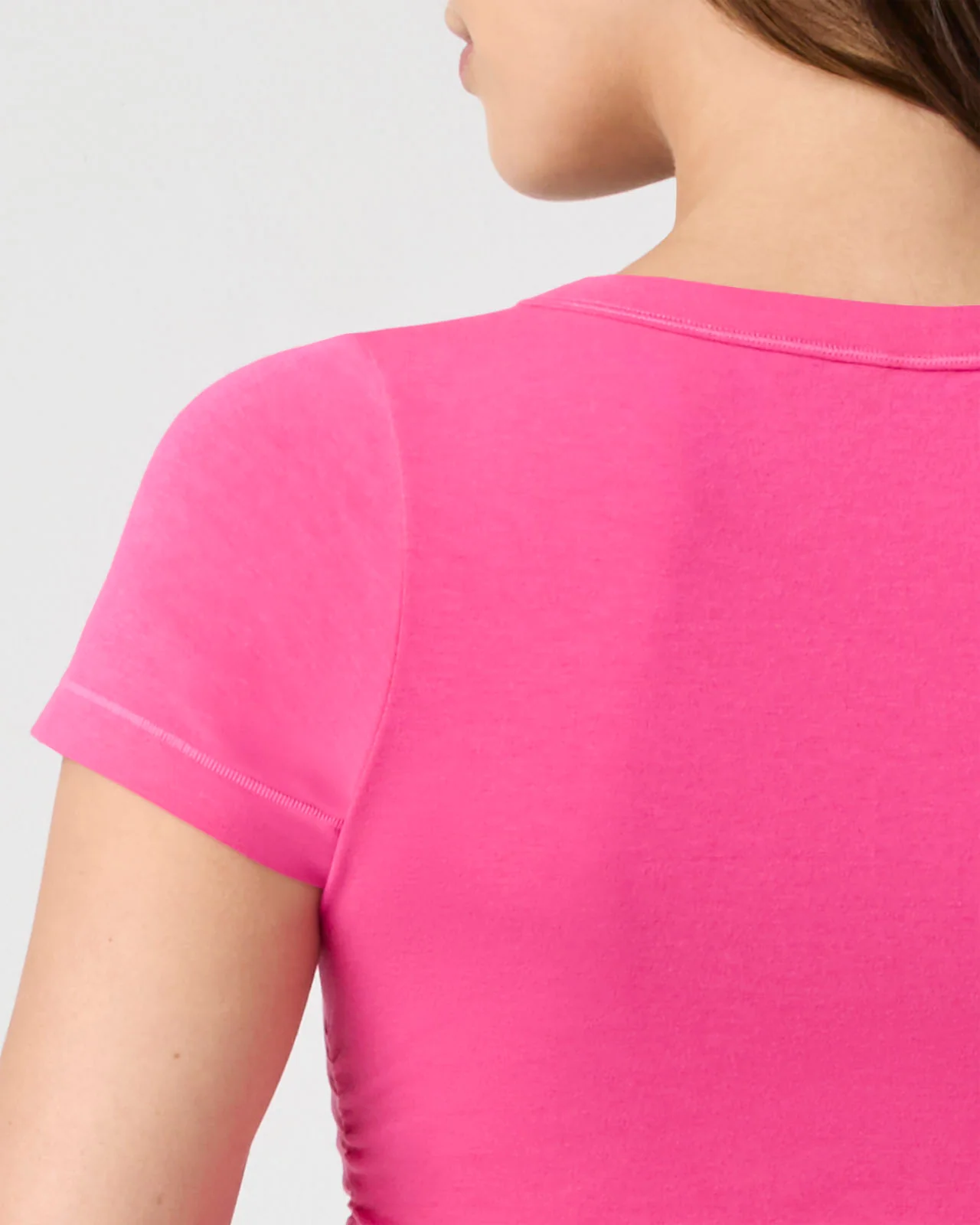 Softie Cotton Ruched Tee - Image 34