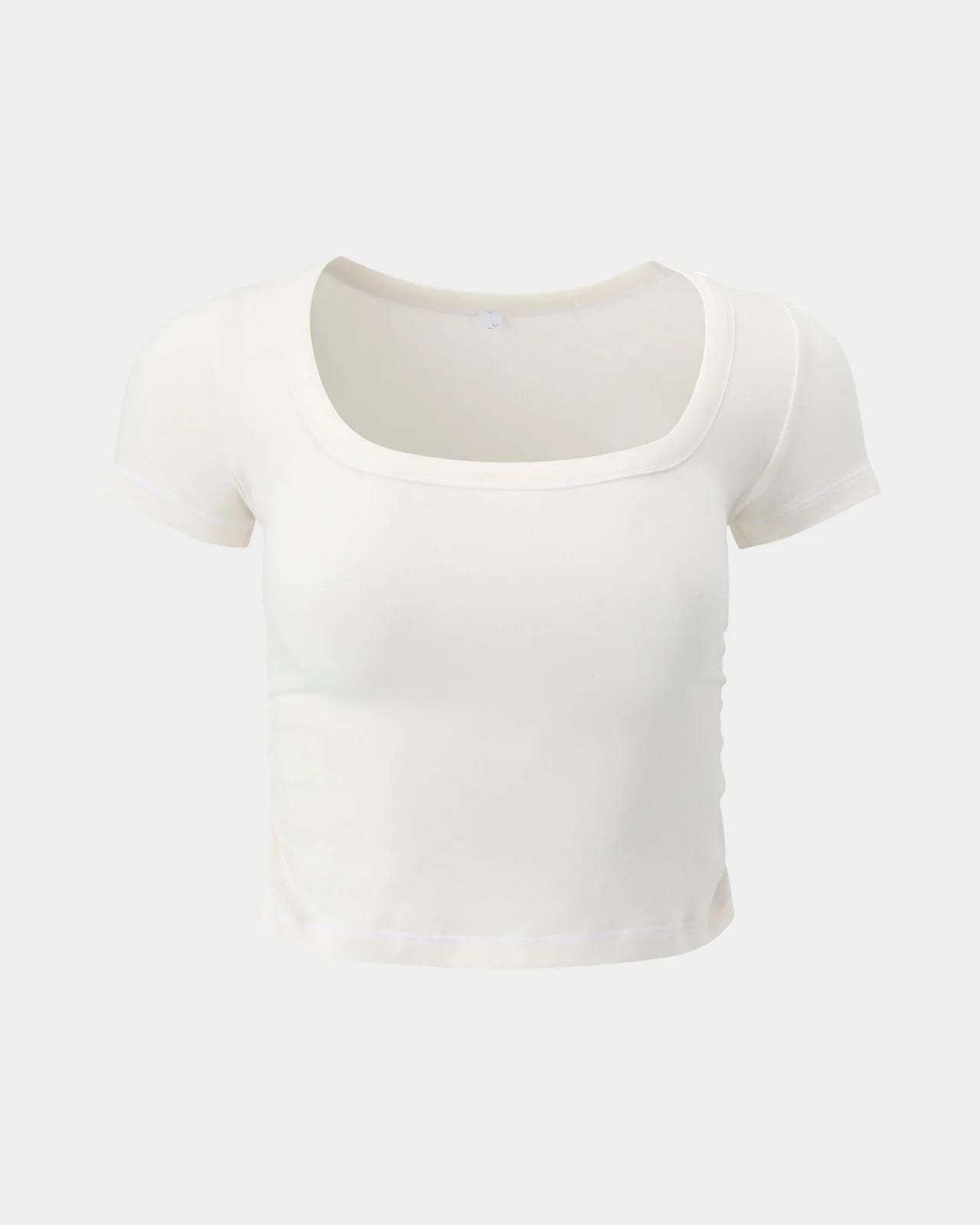 Softie Cotton Ruched Tee - Image 35