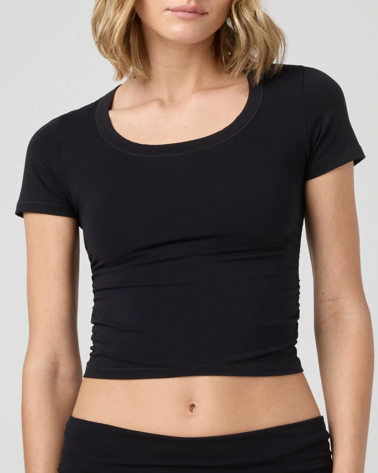 Softie Cotton Ruched Tee - Image 5